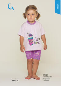 PIGIAMA NEONATA M/M U15021 Tellini S.r.l. Ingrosso Abbigliamento